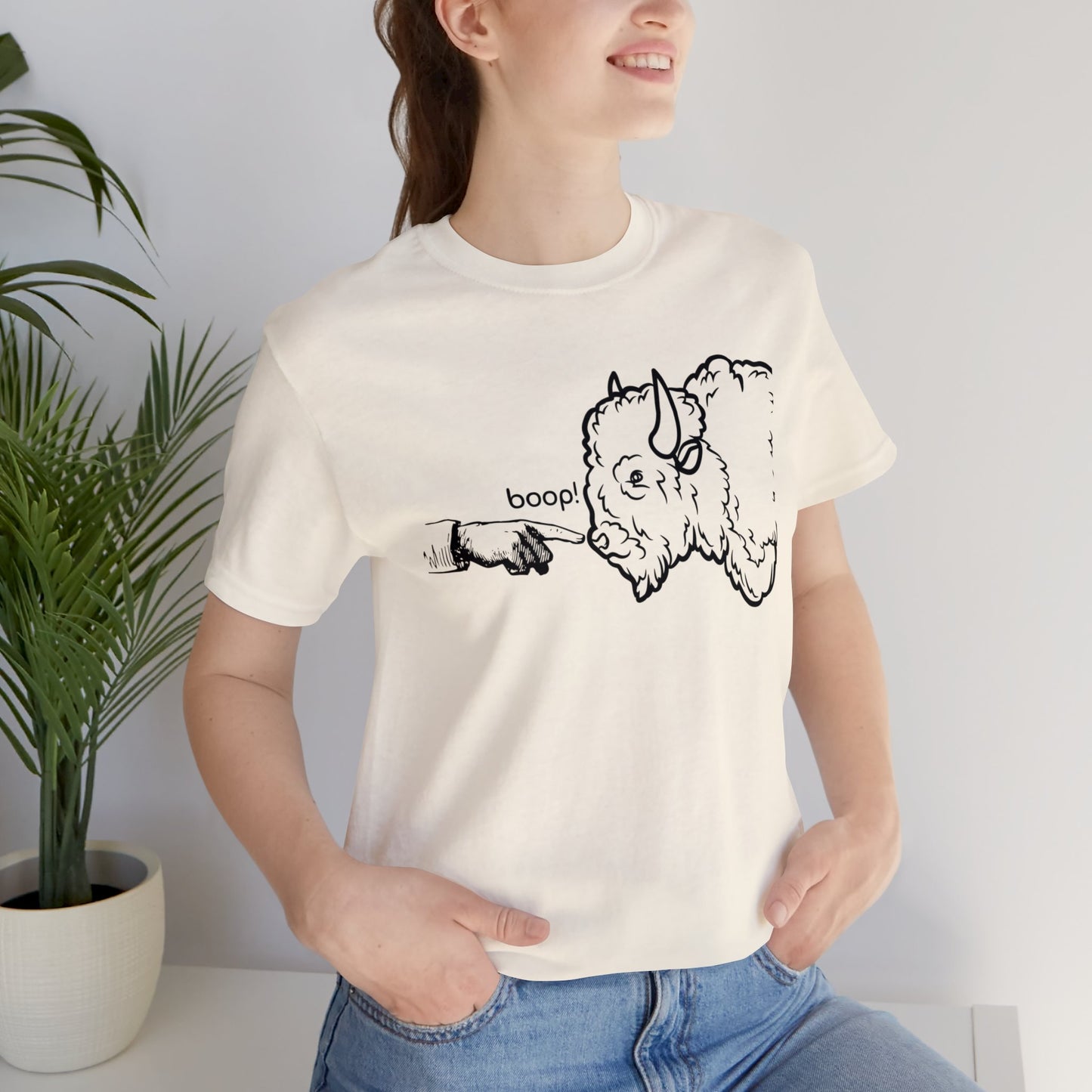 Funny Yellowstone National Park T-Shirt, Boop the Nose T-Shirt, Bison T-Shirt, Don't Pet the Fluffy Cows, Park Ranger, Gift for Park Lover