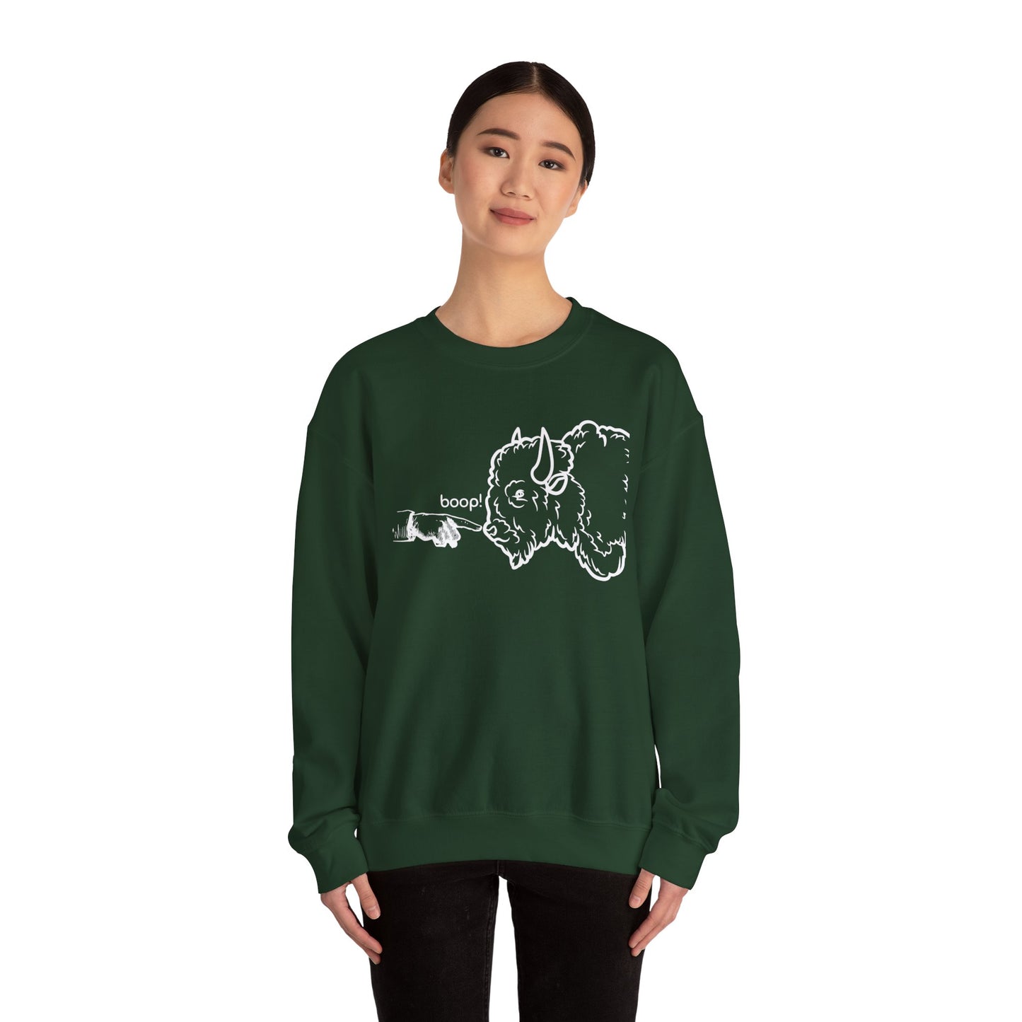 Funny National Park Sweatshirt, Boop the Bison Sweatshirt, Gift for Park Lover, Park Ranger Sweatshirt, Park Conservation Sweatshirt