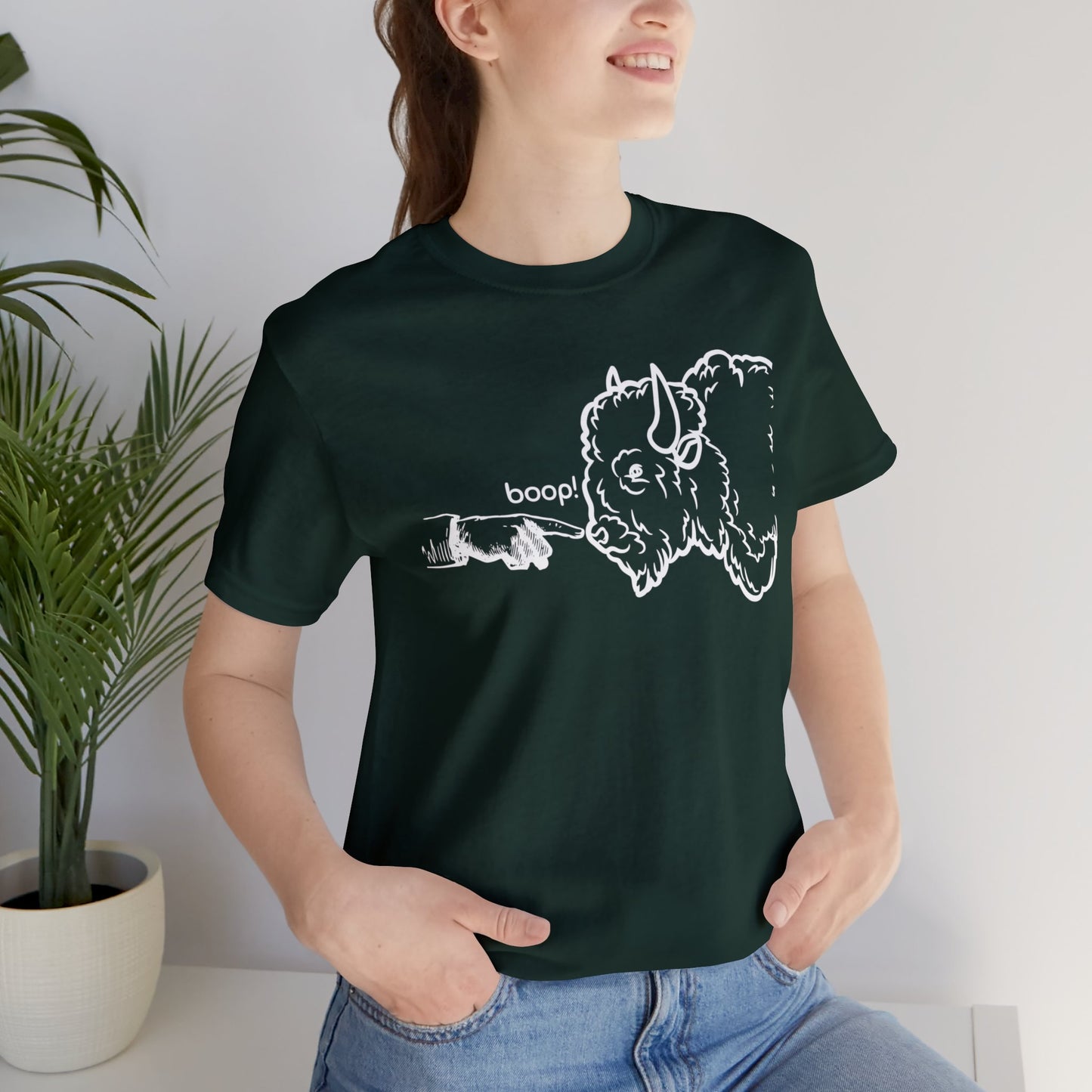 Funny Yellowstone National Park T-Shirt, Boop the Nose T-Shirt, Bison T-Shirt, Don't Pet the Fluffy Cows, Park Ranger, Gift for Park Lover