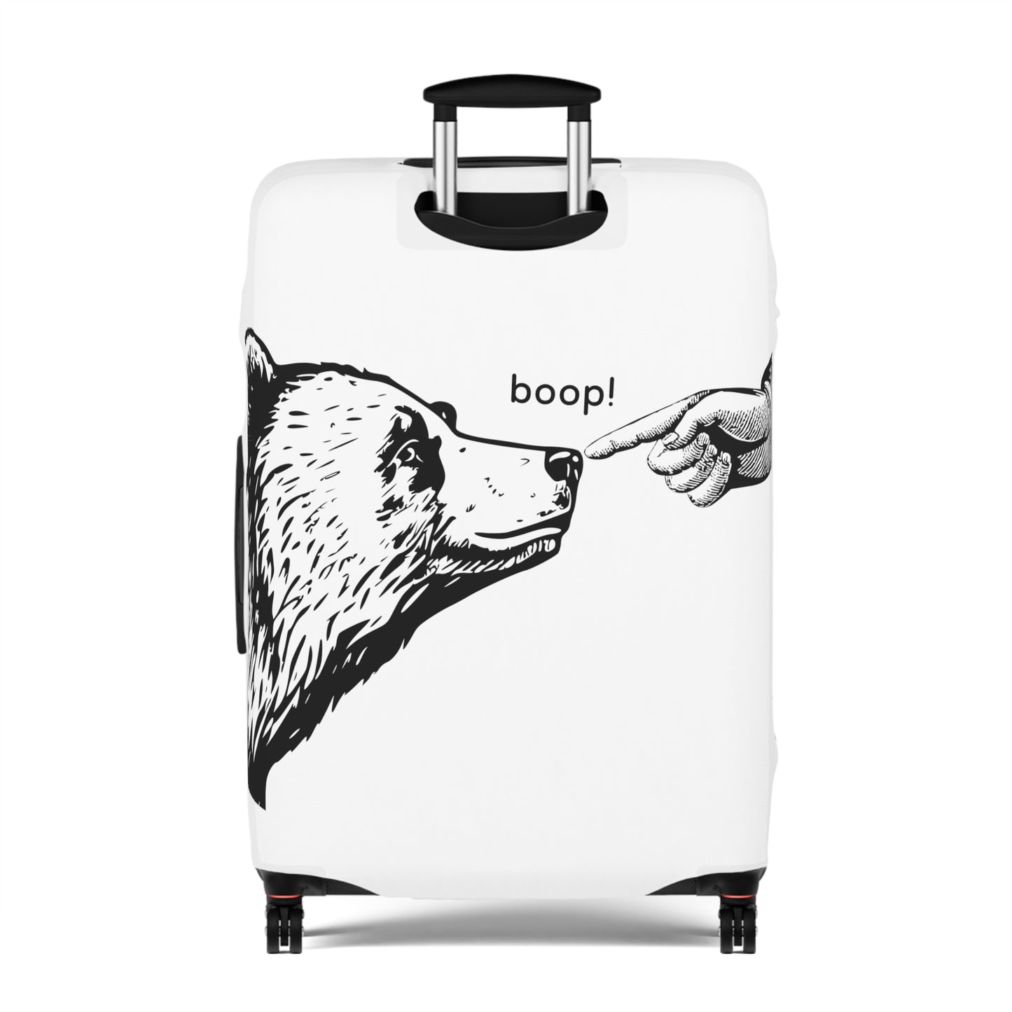 Luggage Cover - Boop The Bear - Funny National Park Boop The Bear