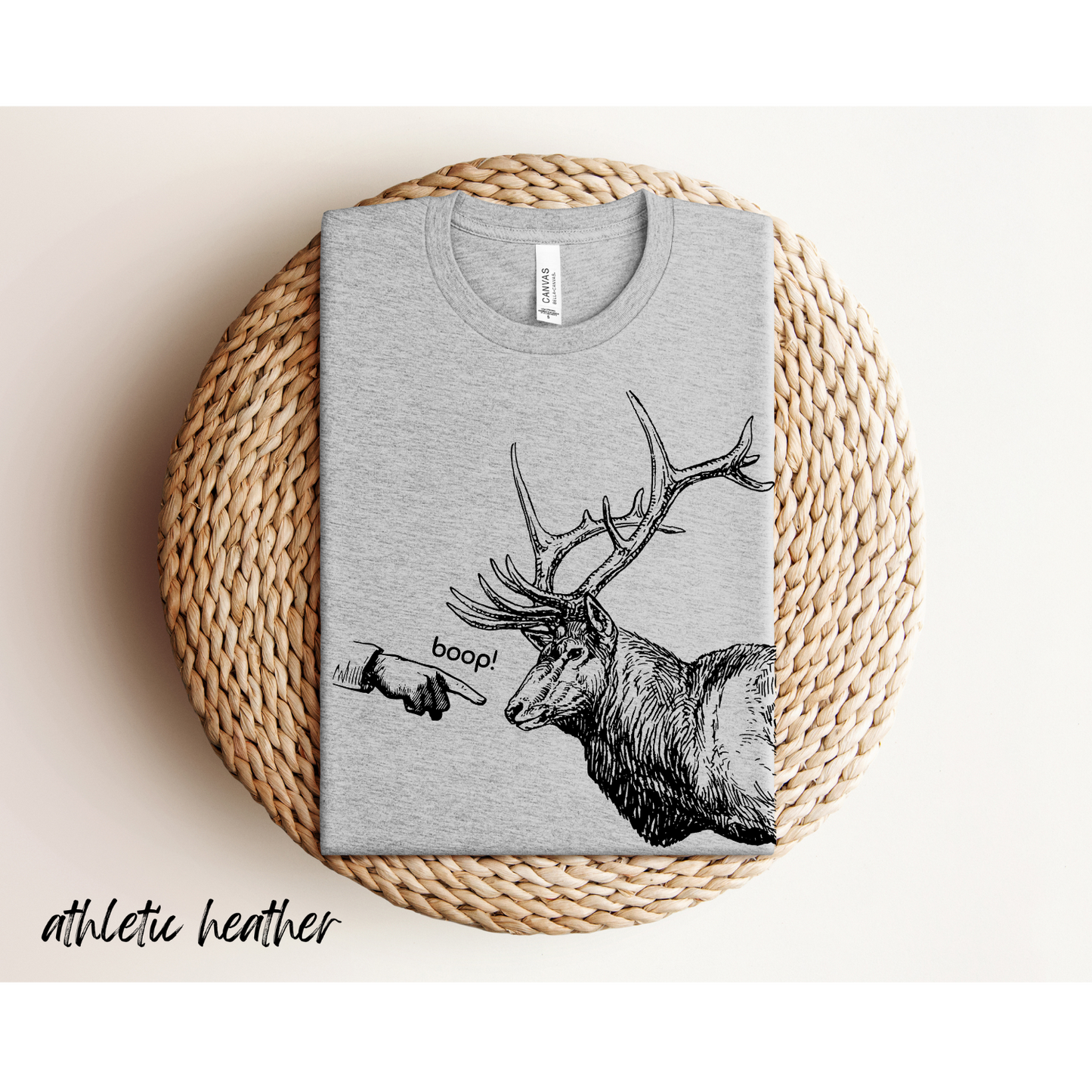 Boop the Elk - Unisex Jersey Short Sleeve Tee