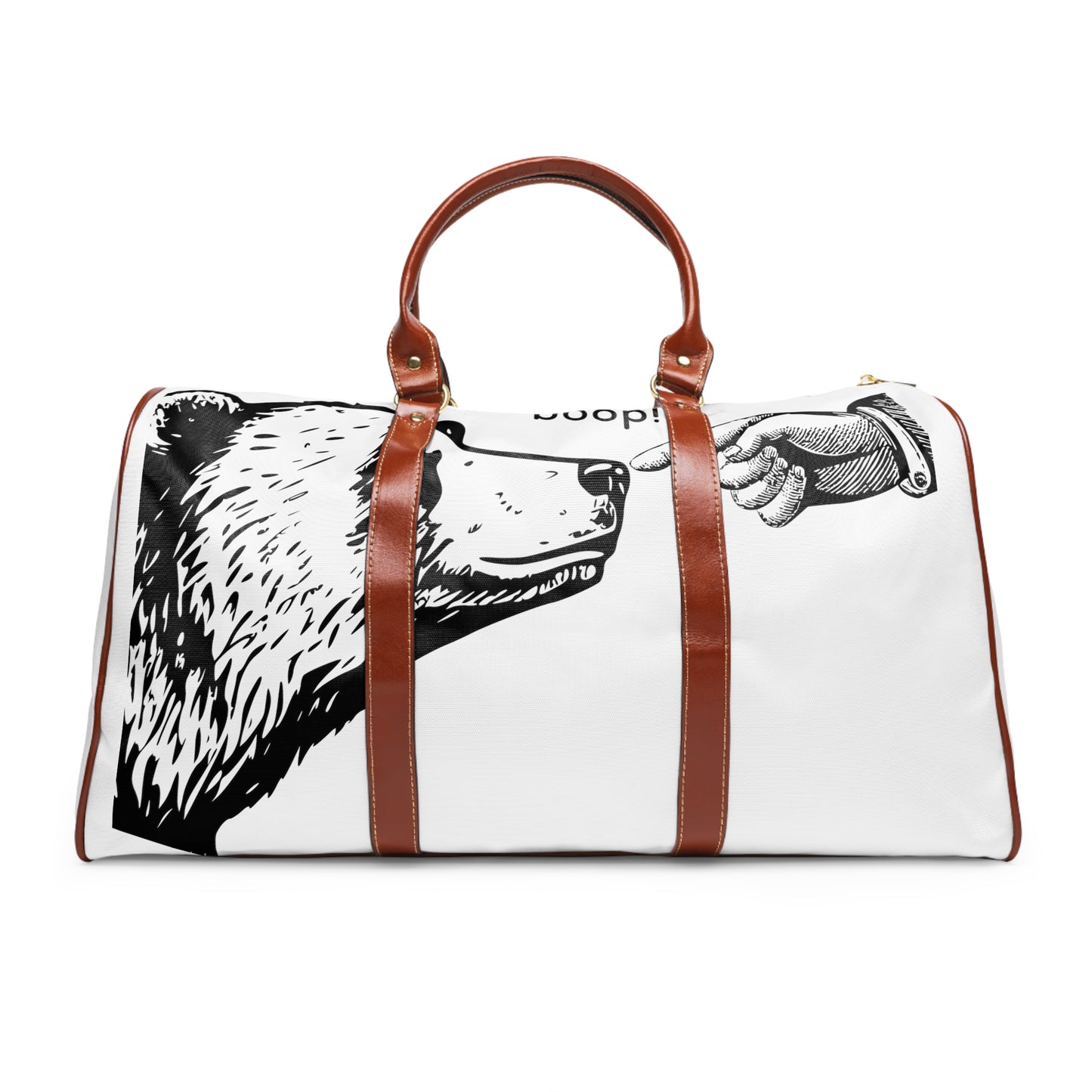 Waterproof Travel Bag - Boop The Bear Funny National Park Bag